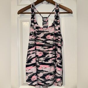 Lululemon Water Bound Singlet Warm Camo Barely Pink Size 6